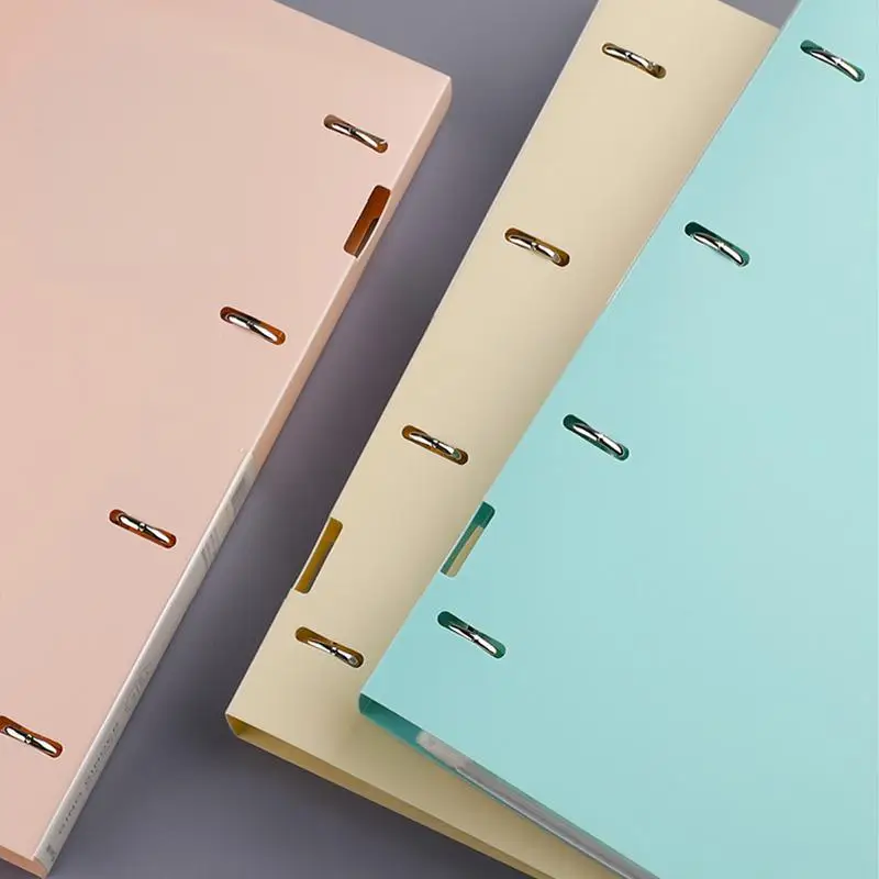 A4 Folder Binder Folders Document Folder 4-Hole Project Organizer Refillable Binder Organizer Project Organizer Binder For