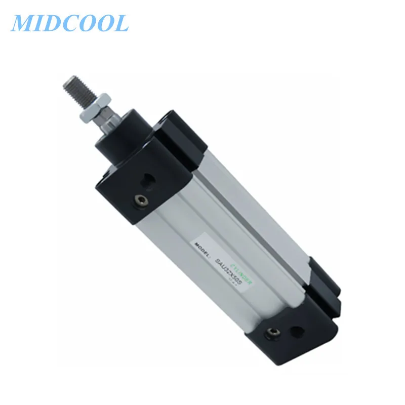 

Air Cylinder SAU Series Bore 100mm SAU100 Double Acting Standard Pneumatic Cylinder 25 50 75 100 125 150 175 200 250mm Stroke