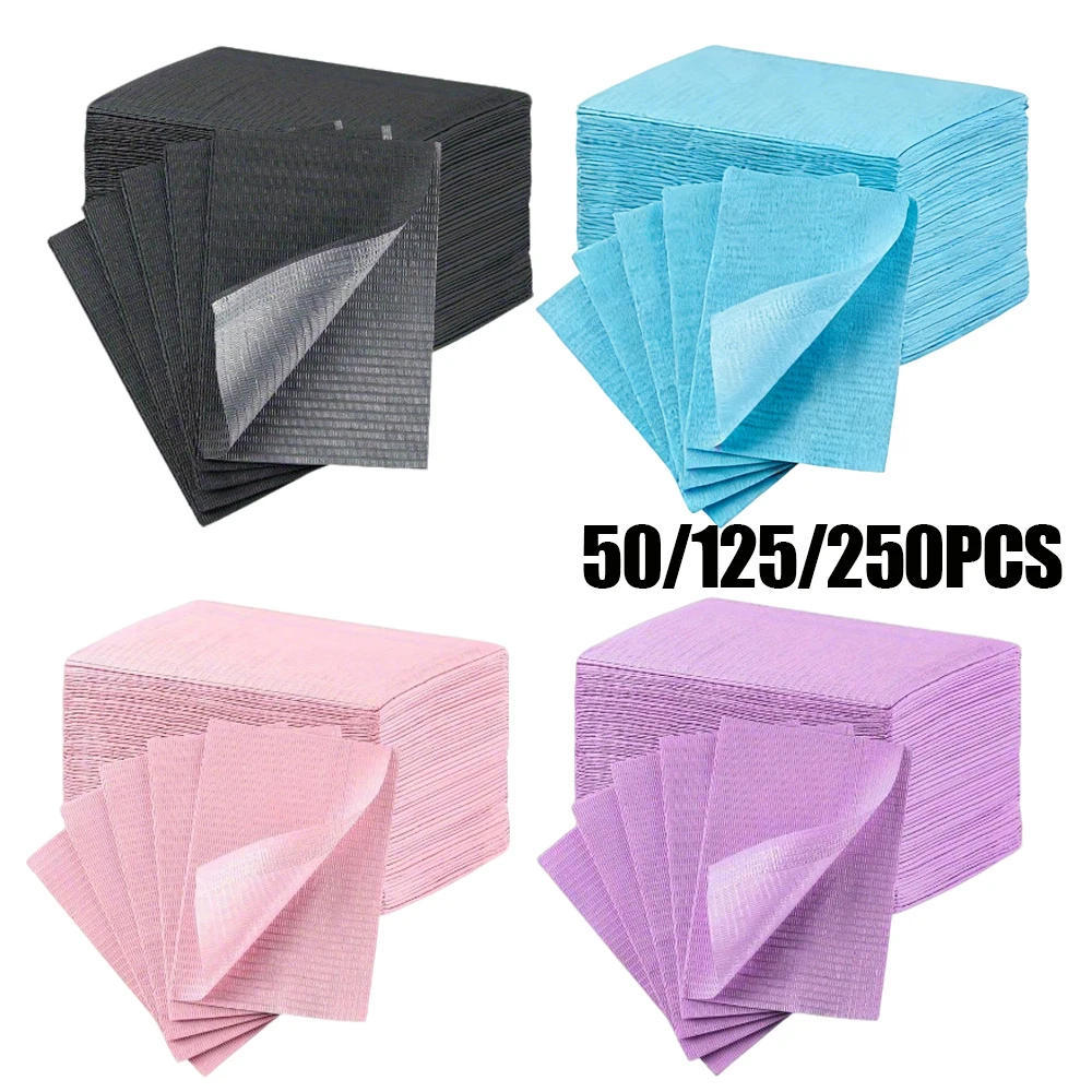 

250/125/50pcs Tattoo Clean Pad Disposable Tattoo Bib Table Covers Dental Patient Napkins for Permanent Makeup Tattoo Supplies