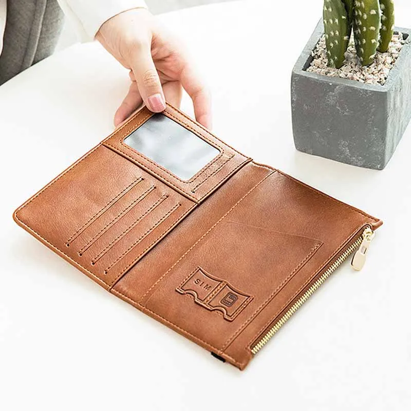 

Ultra Thin RFID Blocking Passport Holder for Men Women - Multi-Function Travel Wallet ID Card Cash Slot Cover Case Accessories