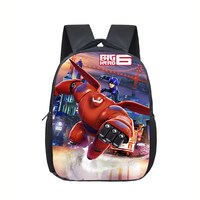 12 Inch Disney Big Hero 6 Baymax Kindergarten Backpack Children School Bag Toddler Bag for Fashion Kids Bookbags Gift
