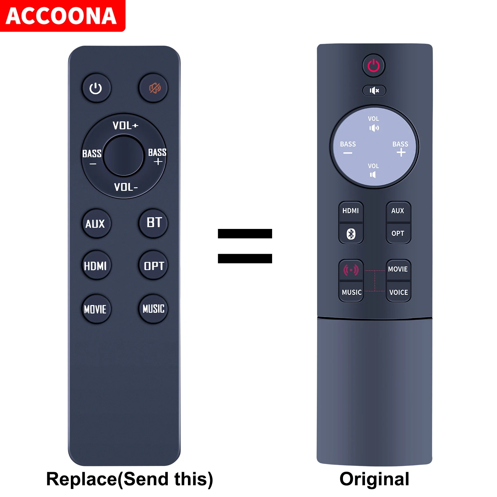 

New Replacement Remote Control For Teufel Cinebar One RC Cinebar-One