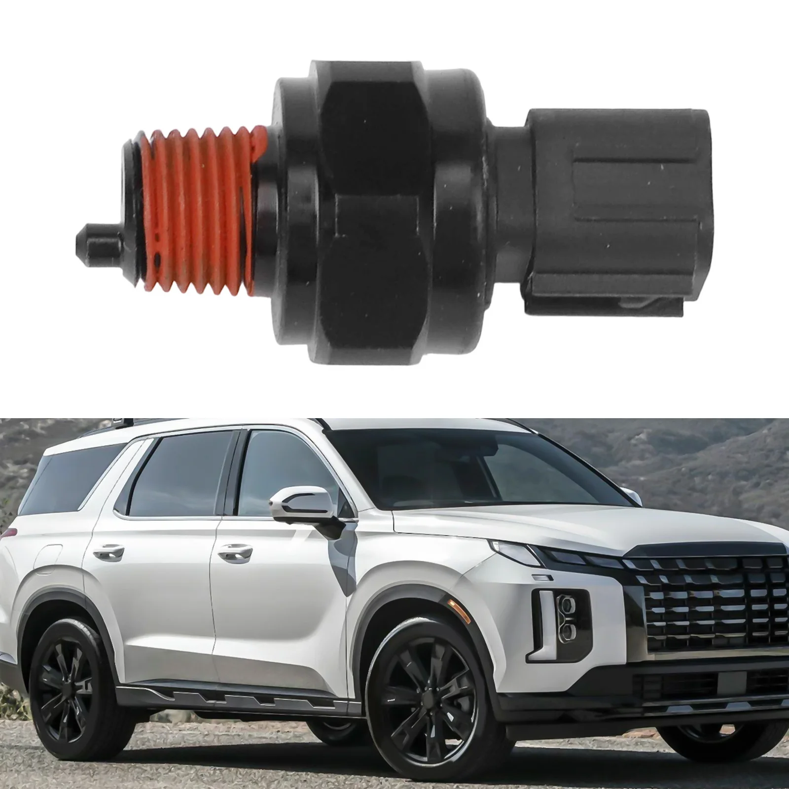 Engine Oil Sensor Black Oil Pressure Sensor Direct Installation Process Easy To Use Sensor Main Oil Channel Fitment