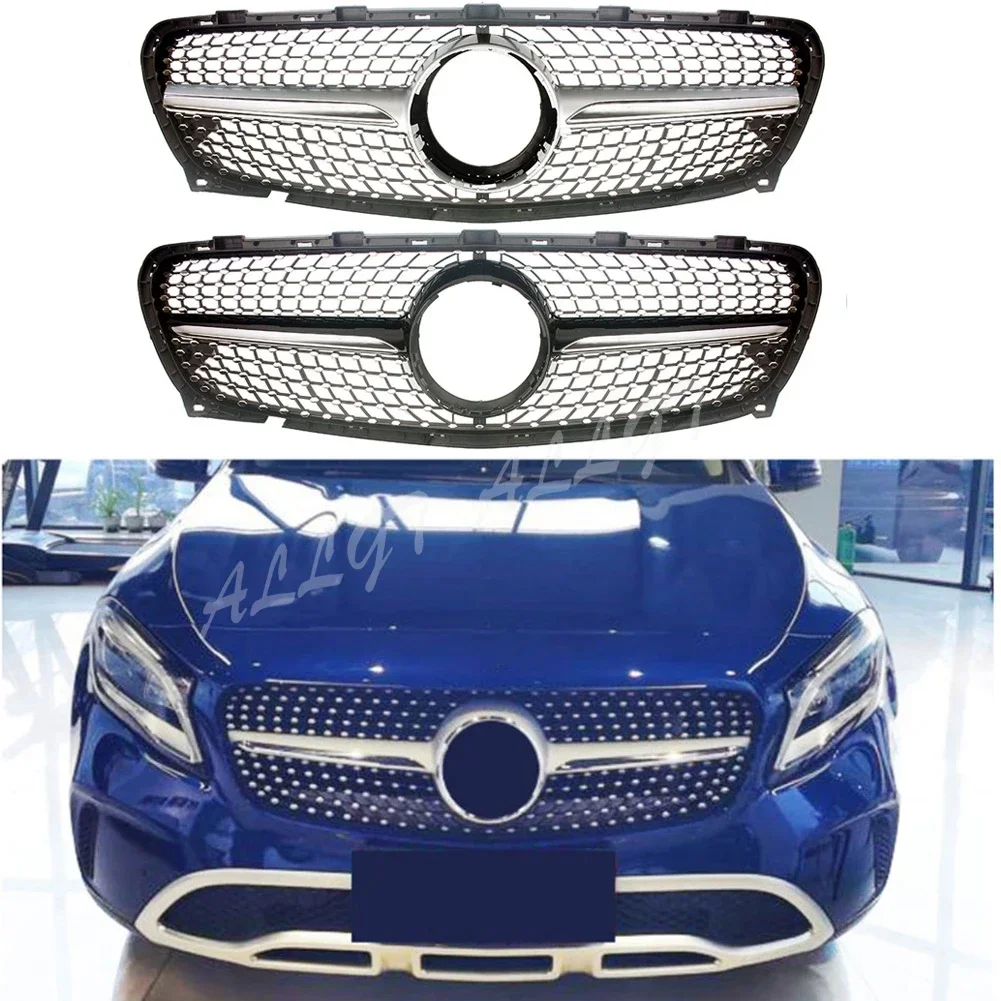 

Автомобильные передние гоночные верхние решетки для подтяжки лица для Mercedes Benz X156 GLA-Class GLA200 GLA 250 2017 2018 2019