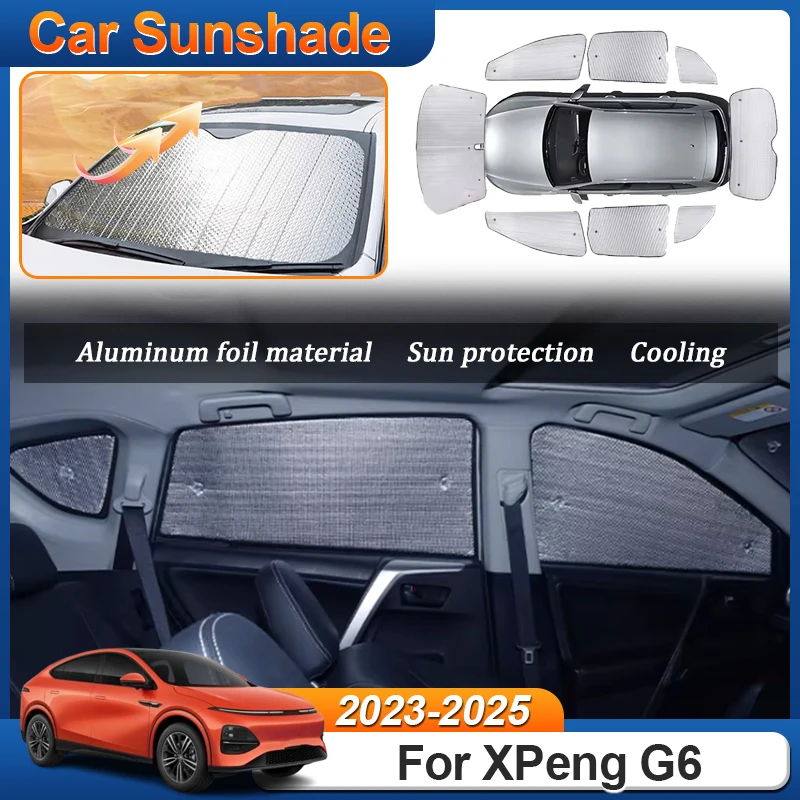 

Солнцезащитный козырек для XPeng G6 2023 2024 2025: Защита лобового стекла от солнца и УФ-лучей, аксессуары для автомобиля