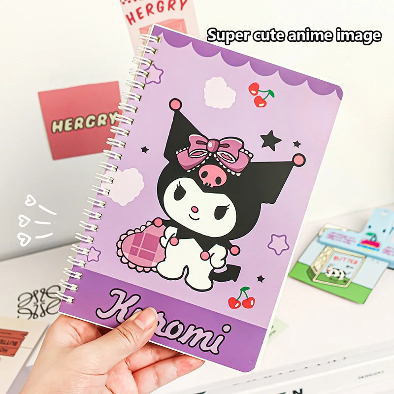 

1pc Kawaii Sanrios Notebooks Cinnamonroll Kuromi My Melody Anime Notepads Cute Cartoon Weekly Planner Writing Paper Girls Gift