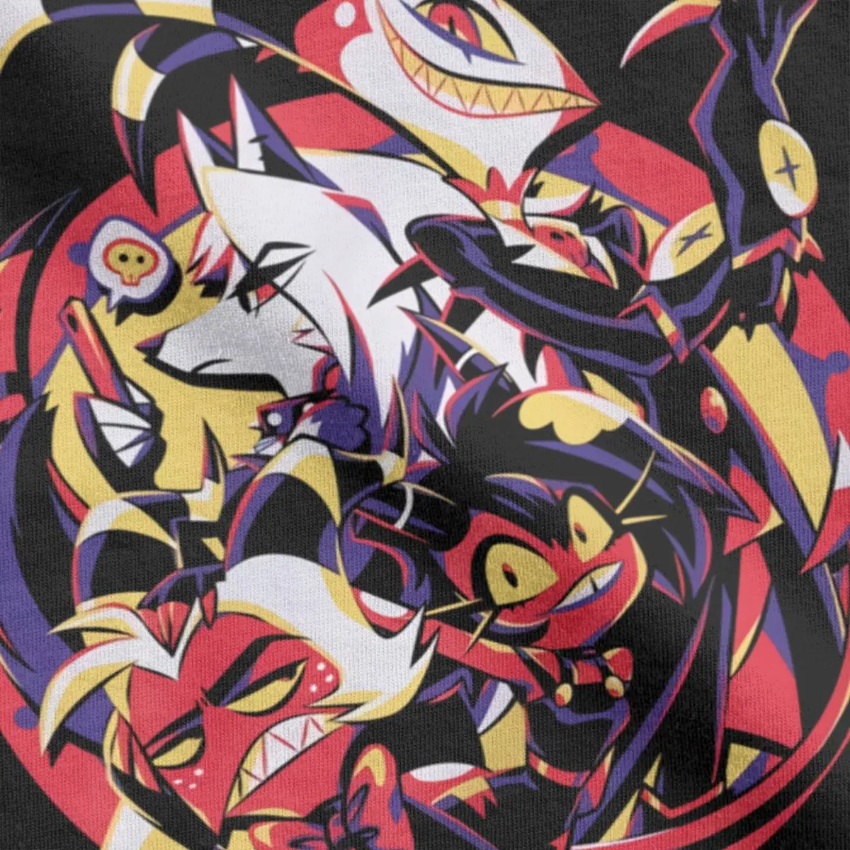 تي شيرت Helluva Boss للرجال والنساء ، تي شيرت من القطن الخالص ، أكمام قصيرة ، موضة ، ملابس أنيمي ، moxie ، Millie ، Loona ، 6XL #3