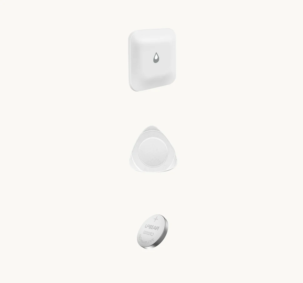 Kompakter Intelligenter Wasserleck-Sensor ZigBee Smart Leckage-Detektor Alarm Unterstützt Tuya/Home Assistant/eWeLink für Smart Home Sicherheit – Detail 7