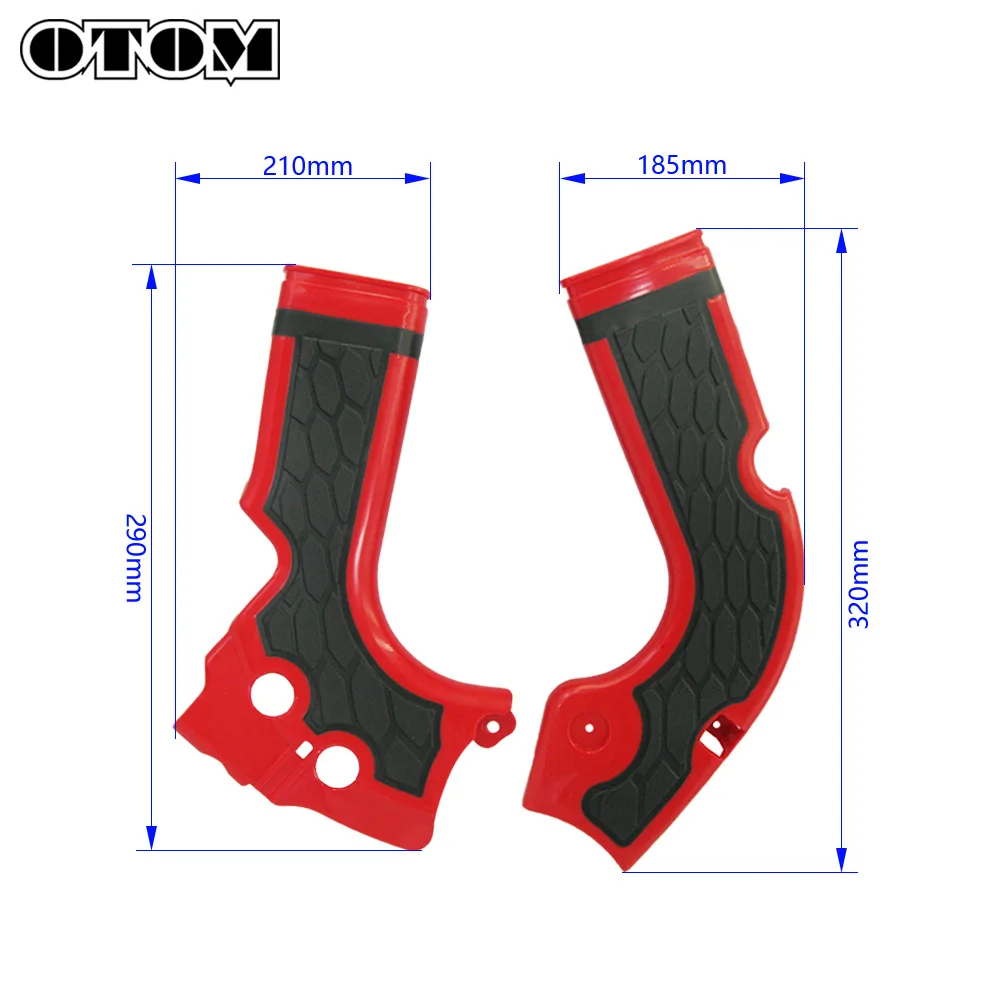 OTOM Motorcycle X-Grip Frame Guard Protection Cover For Honda CRF 250R 450R CRF250R CRF450R Dirt Street Bike Motocross Enduro