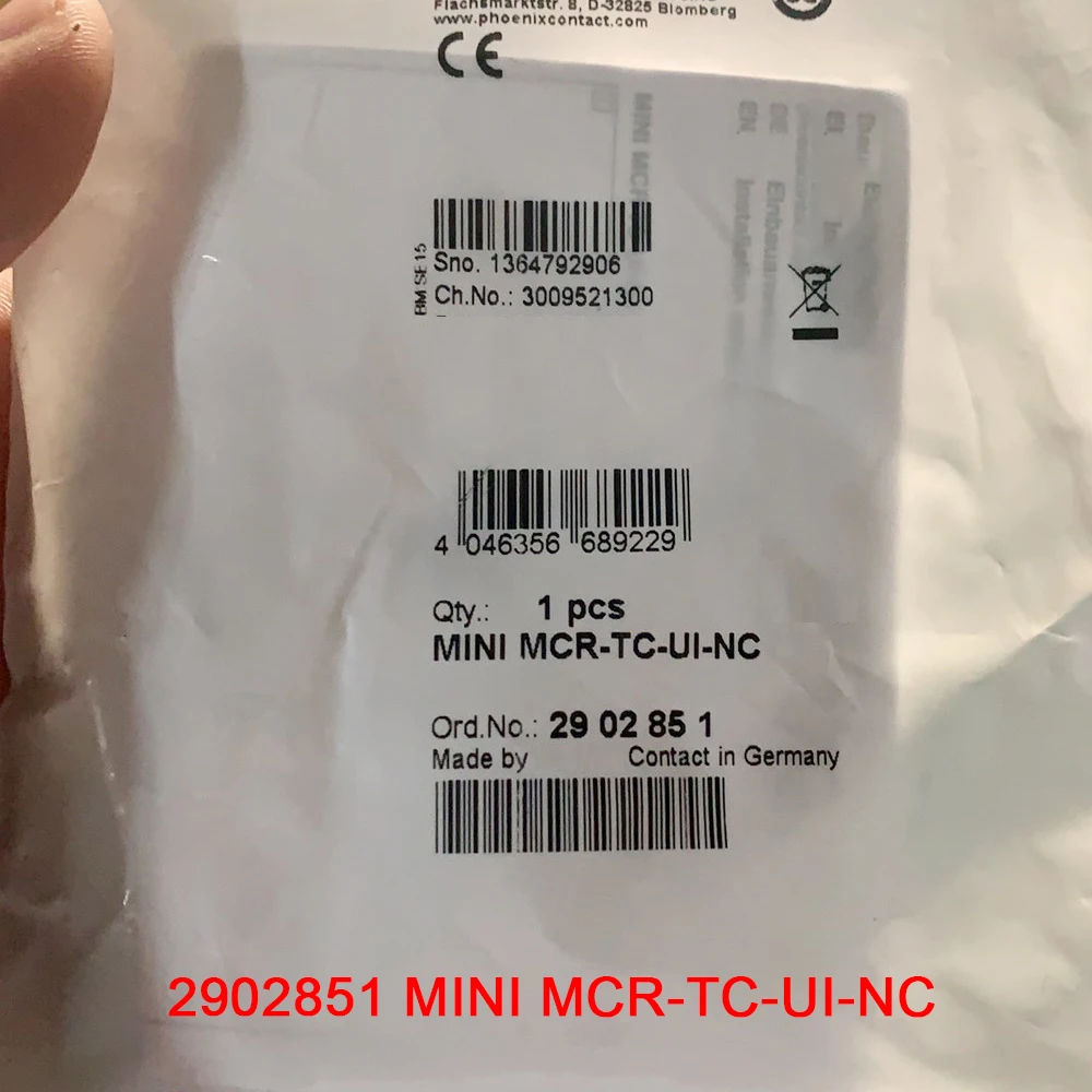 2902851 MINI MCR-TC-UI-NC For Phoenix Thermocouple Measurement Transmitter