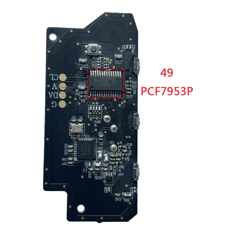 AK006005 wersja programu dla B MW FEM BDC zaktualizowany inteligentny pilot zdalnego klucze do samochodu 4 przycisk 315/434MHz 49 PCF7953P Chip z