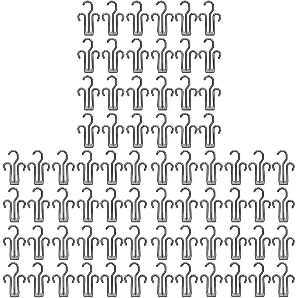 

72 Pcs Shoe Rack Plastic Hooks Hanging Shoes Hanger Suction Cup Towel Hook Sandals Drying Hook Exercise Bike Closet Drying Rack