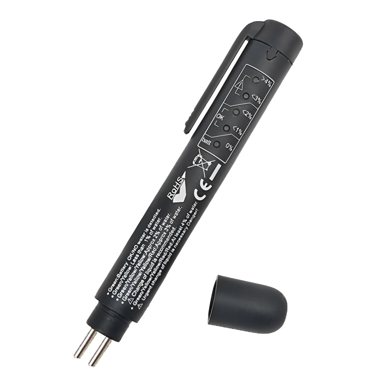 

Универсальный тестер тормозной жидкости, точные диагностические инструменты качества масла, светодиодный индикатор, ручка для тестирования жидкости, автомобильный тестер тормозного масла