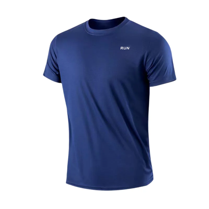 

Men's T-shirt Quick Dry Short Sleeve Gym Running Wicking Round Neck Solid color T-Shirt Training Exercise Gym Sport Shirt Tops