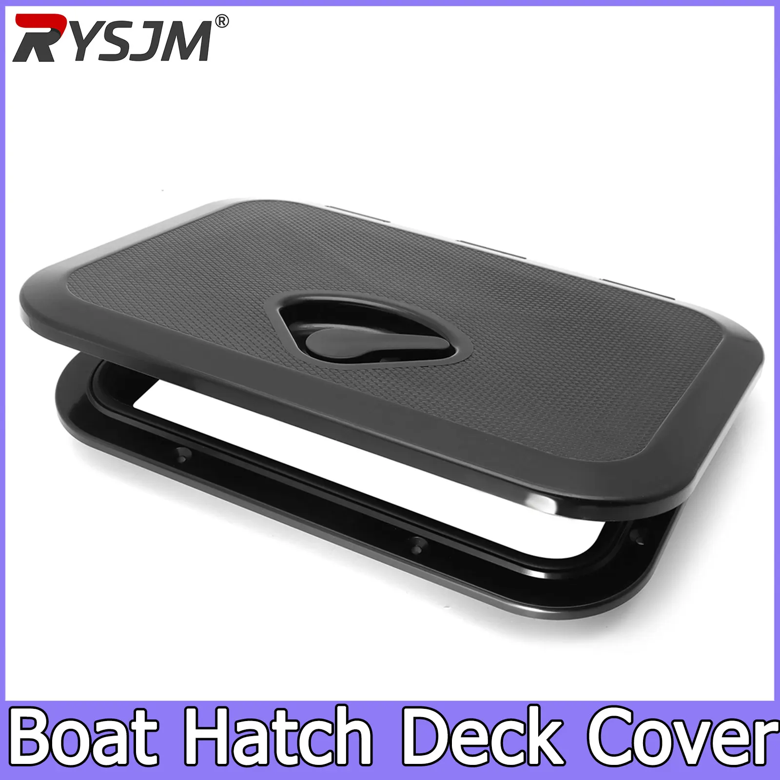 375MM Bootszubehör ABS Deckzugangsklappe für Marineboote, Yachten, Wohnmobile, wasserdicht, UV-beständig, rutschfest, Inspektionsklappe – Detail 1