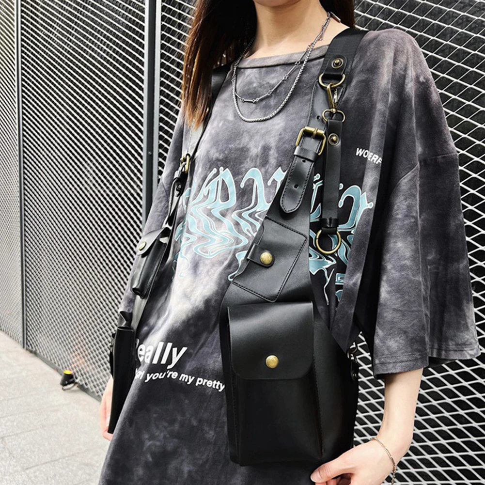 

Skin-friendly Vest Vest Skin-friendly Vest Stylish Underarm Vest Style Buckle Bag Harness Harness Underarm Men Comfy Fashion