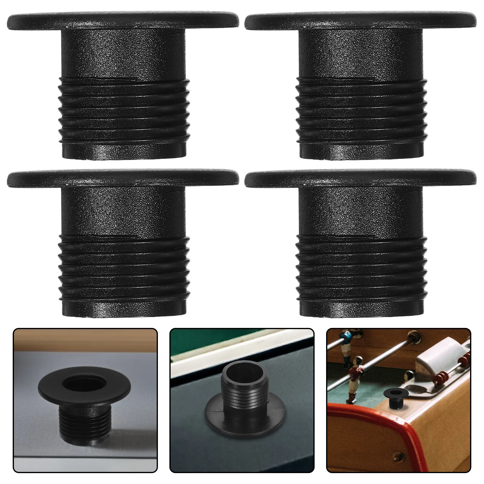 

6Pairs Table Football Bearings Smooth Universal Rod Bushings for Foosball Games Accessories Lightweight Replacement Parts