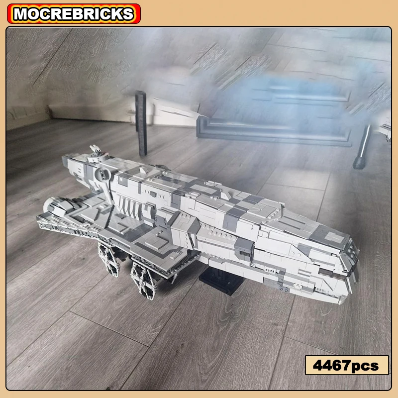 MOC-168500 Space War Series Imperial Class Cruiser Ship Building Block Assembly Model Brick Toy Children\'s Gifts