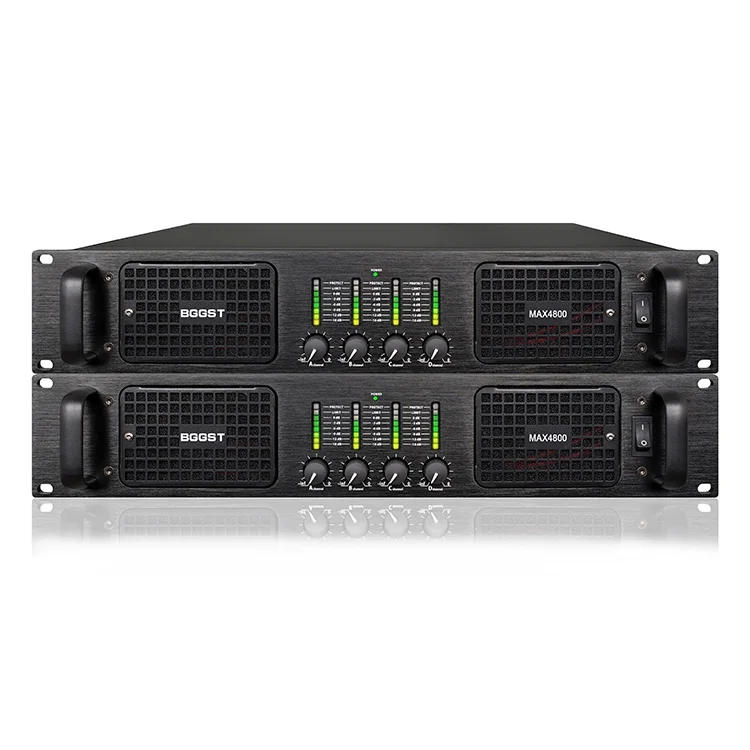 

TTV4800 Dj 4 Channel Class H 1200w in 4ohms Professional Power Amplifiers