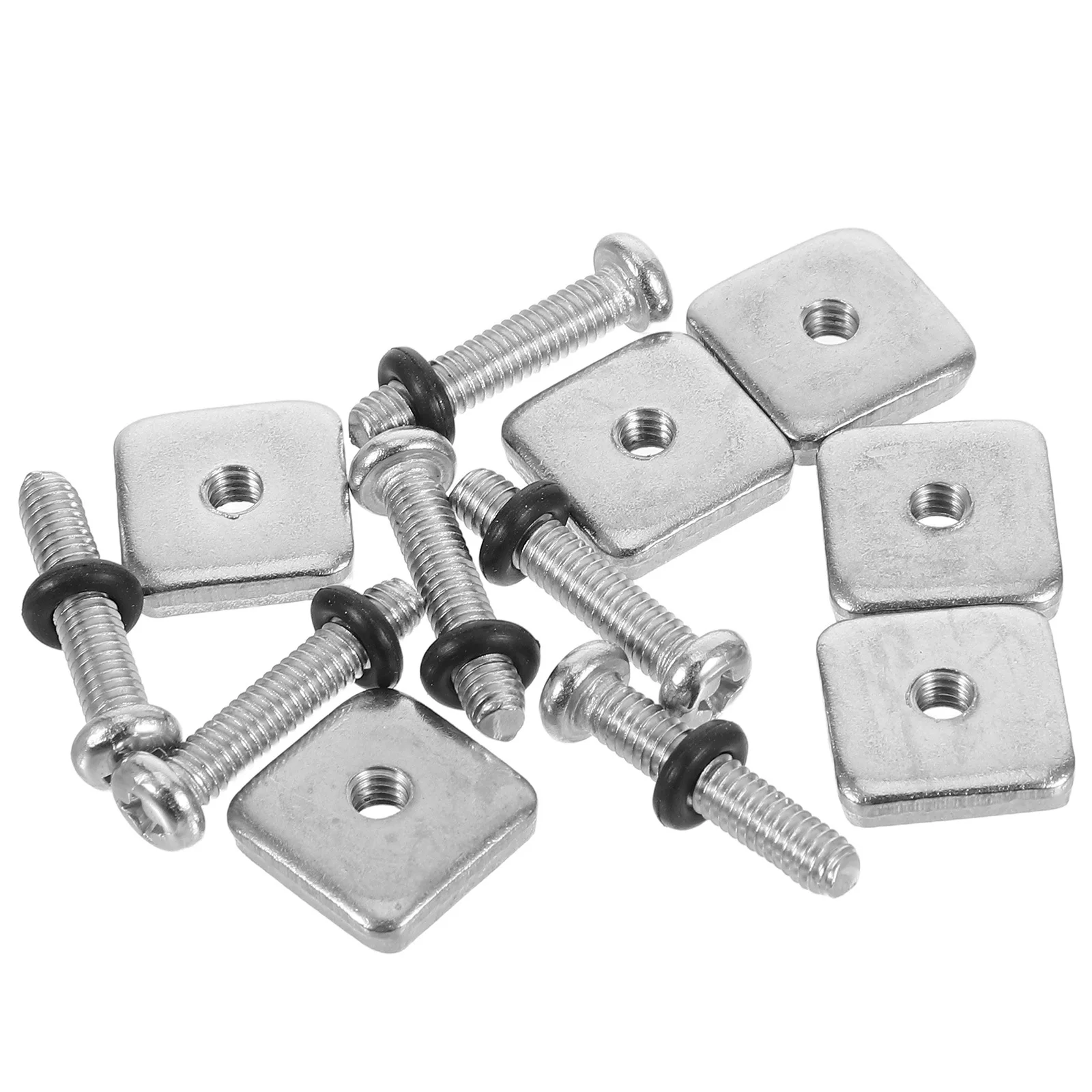 

6Pcs Paddle Board Fin Screws Marine Grade Stainless Steel M4 Secure Fit for Surfboard Fin Replacement Enhanced Stability Surfing