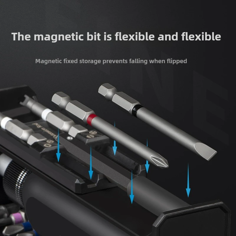 10/28 in 1 Mini Magnetic Screwdriver Set with Case for Furniture/Car/Computer/Electronics  Ratcheting Screwdriver Set