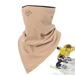 Neck Warmer Snood Ski Cover Neck Gaiter For Cold Weather Face Scarf Fleece Scarf Gaiter Face Cover Windproof Scarves For Men