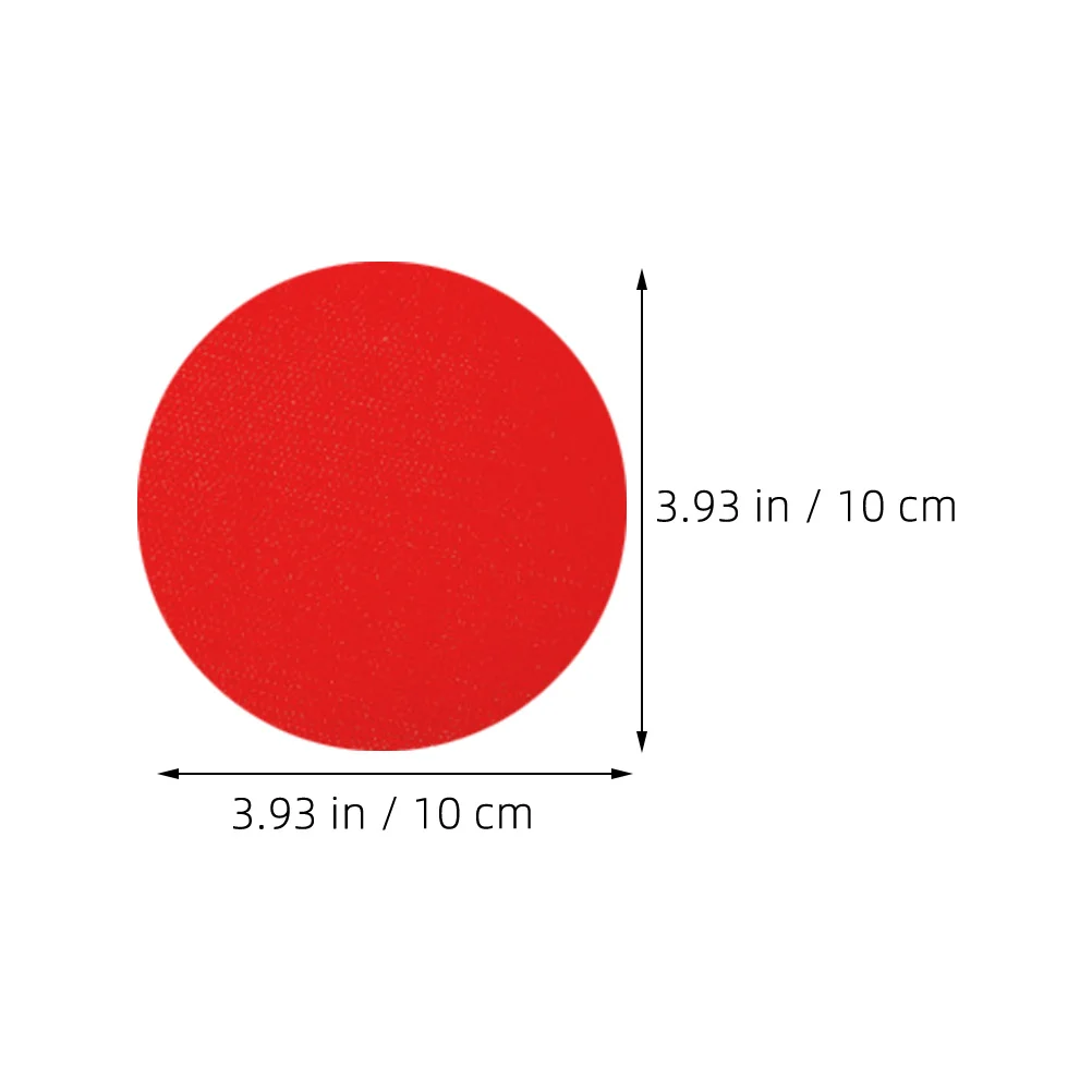 1 set di pennarelli colorati per tappeti circolari, supporto ad anello con gancio facile da attaccare per le zone di formazione scolastica a casa, identificazione del punto del pavimento