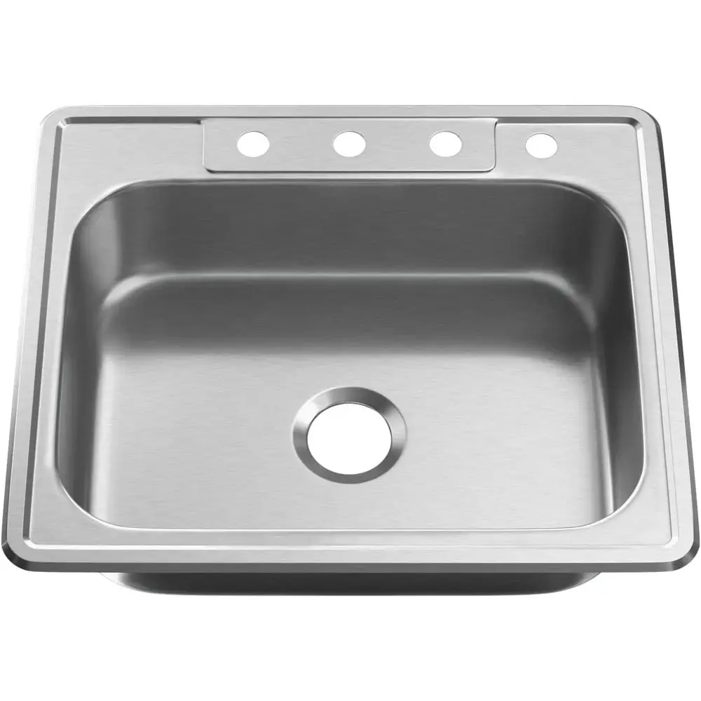 

PSR252274A Bealeton 25" Drop In Single Basin StainlSteel Kitchen Sink - StainlSteel