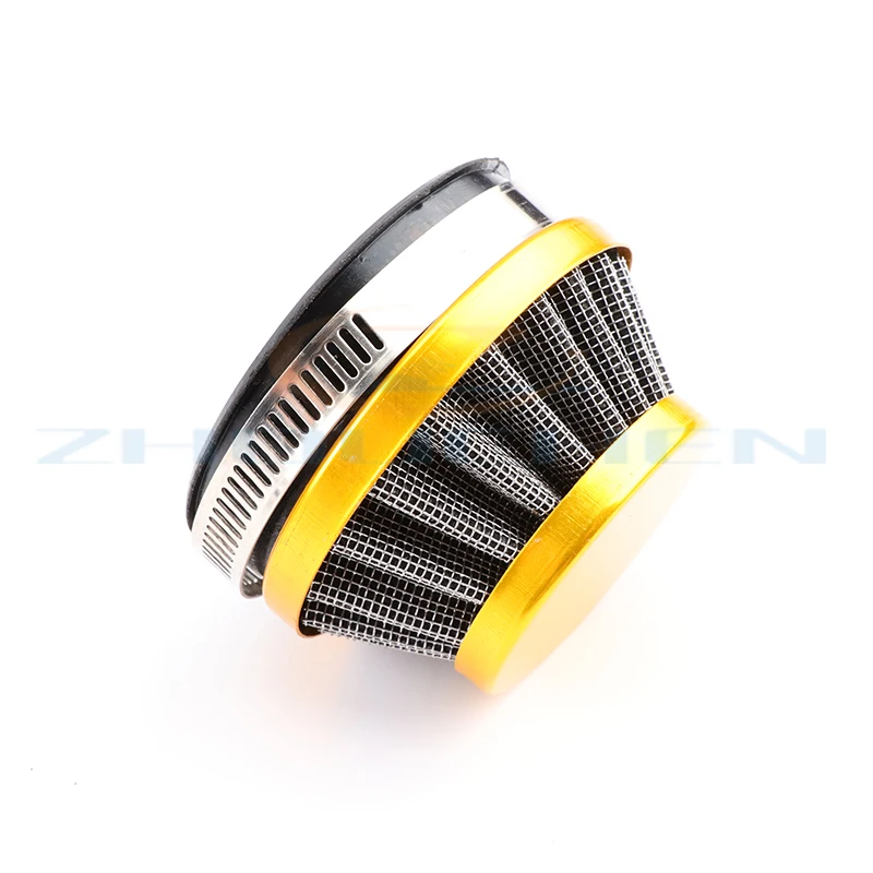 38mm 42mm 44mm 50mm 58mm Air Filter Clearner For Gas Motorized Bicycle Push Mini Moto Pocket Bike ATV Quad 4 Wheeler Motorcycle