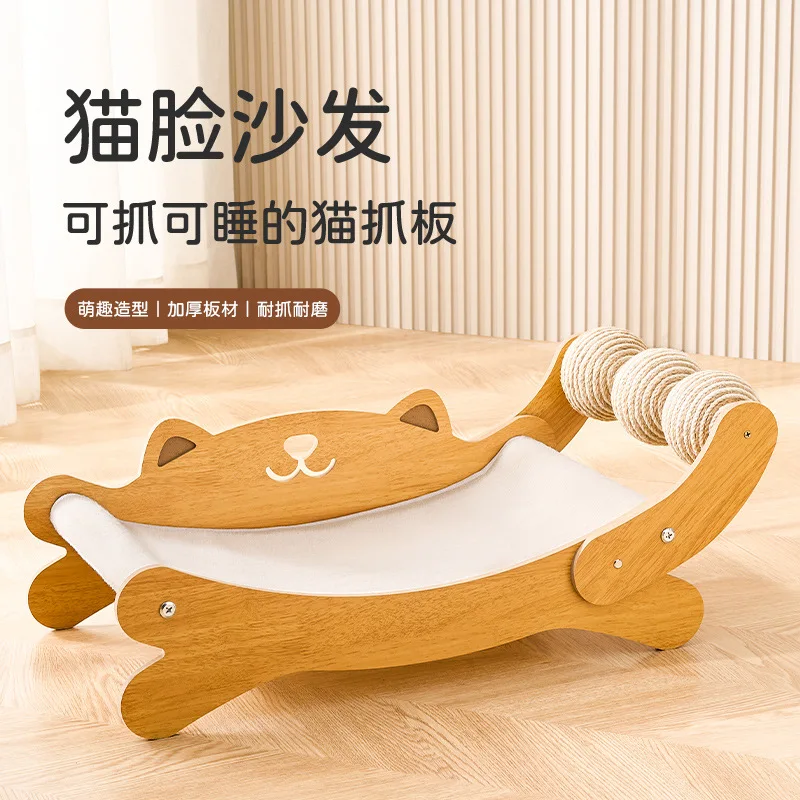 Wear Resistant Not Prone To Falling Debris Integrated Cat Scratch Board Durable Cat Sleeping Nest Universal Four Season Pet Bed