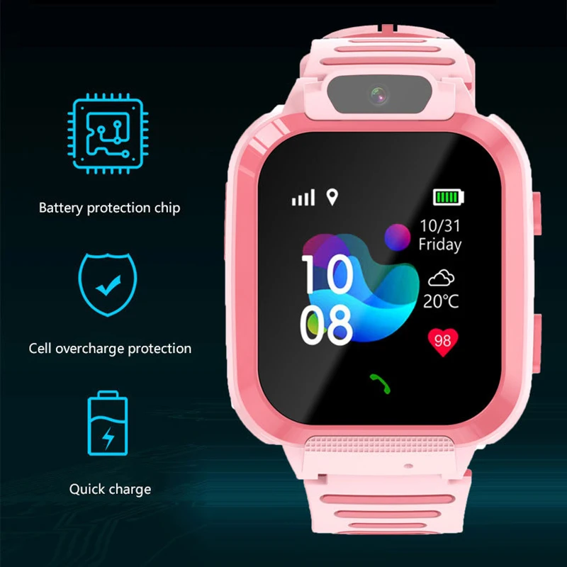 Xiaomi 4G Kids Smart Watch SOS GPS Location Video Call Sim Card Child SmartWatch Camera Waterproof Upgrade Watch For Boys Girls