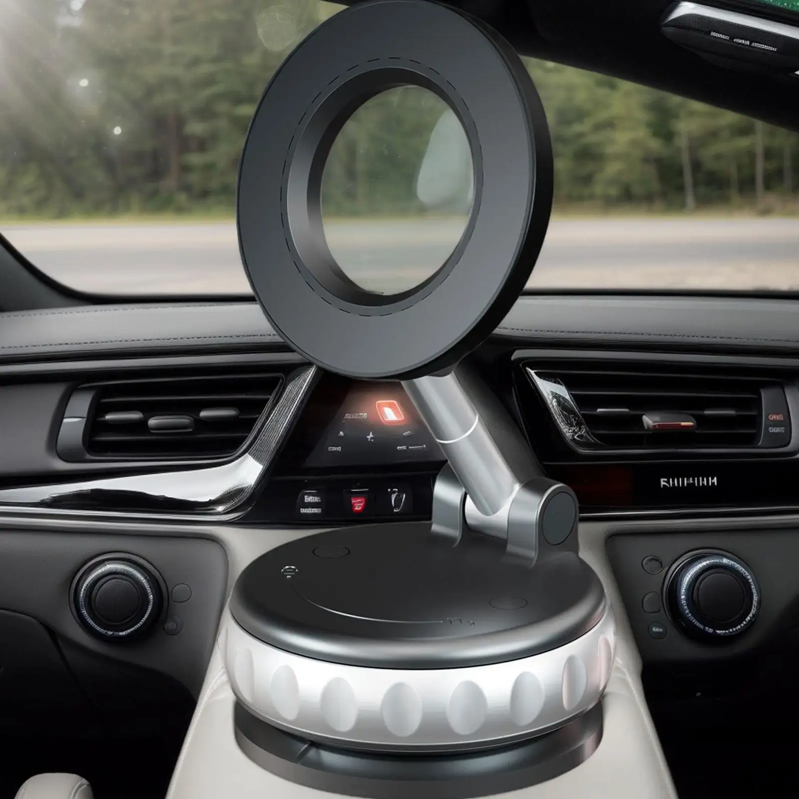 Магнитный держатель для телефона на присоске, регулируемый на 360° вакуумный магнитный держатель для телефона, простые гаджеты, складная мобильная подставка, автомобильные аксессуары