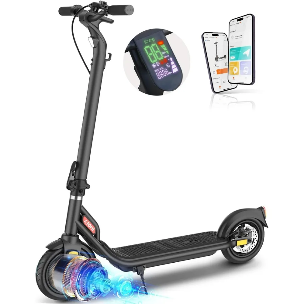 Electric Scooter E20/Alpha Lite, 500W/Motor Electric Scooter with 19 Miles Long Range, 15.6 Mph Speed