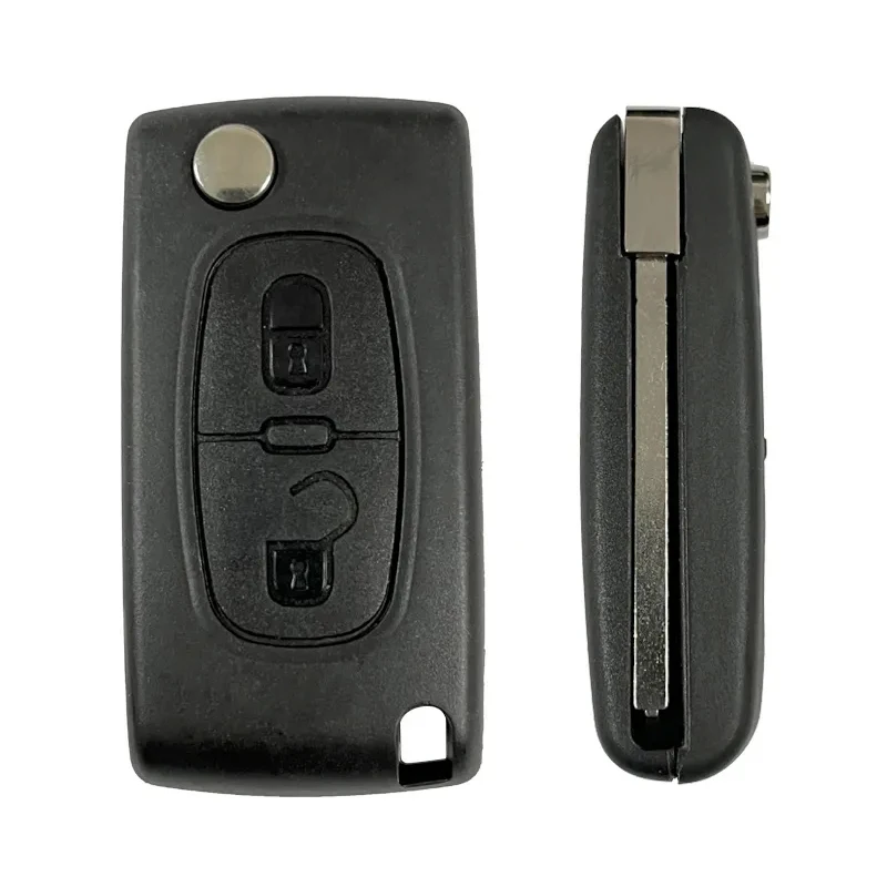 Cn009004 original flip key für peugeot 2011 2013 434 für citroen c2c3 c4 c5 c6 c8 2012-2015 fernbedienung 2 taste mhz fsk ce0536