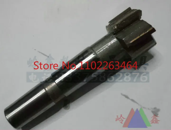 End milling cutter with alloy inlaid helical tooth taper shank 14 16 18 20 22 25 28 30 32 40 50 taper shank milling cutter