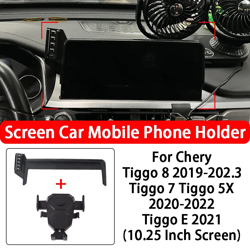 

Car Screen Mobile Phone Holder 360 ° Rotation GPS Navigation Bracket For Chery Tiggo 5X 7 8 9 E Car Styling Accessories