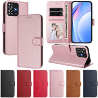 RFID Leather Wallet Flip Case For ZTE Blade A52 Lite A53 Pro A73 A35E A35 A55 A75 A76 Axon 60 Lite Nubia Neo 3 5G Protect Cover