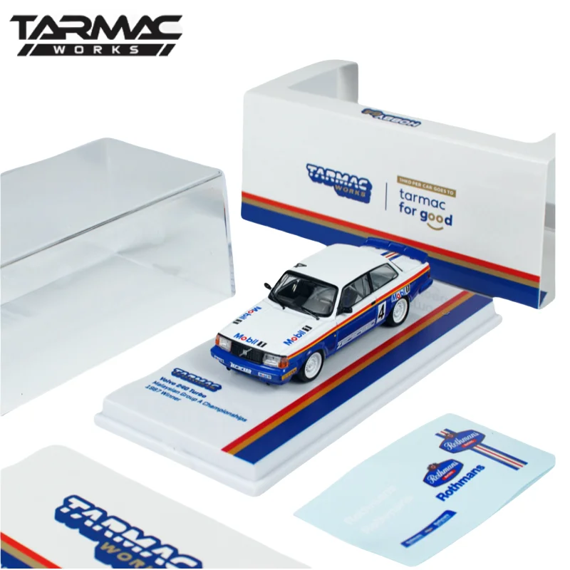 

1:64 Volvo 240 Turbo Malaysian Group A 1987 die-cast simulation alloy car model, boy festival gift toy, adult decorative item.