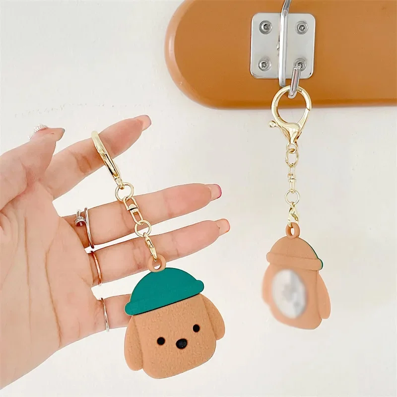 Силиконовый чехол для Airtag, милый брелок в форме, защита от потери, мультяшный медведь, щенок, трекер, защитный чехол для детей и пожилых людей