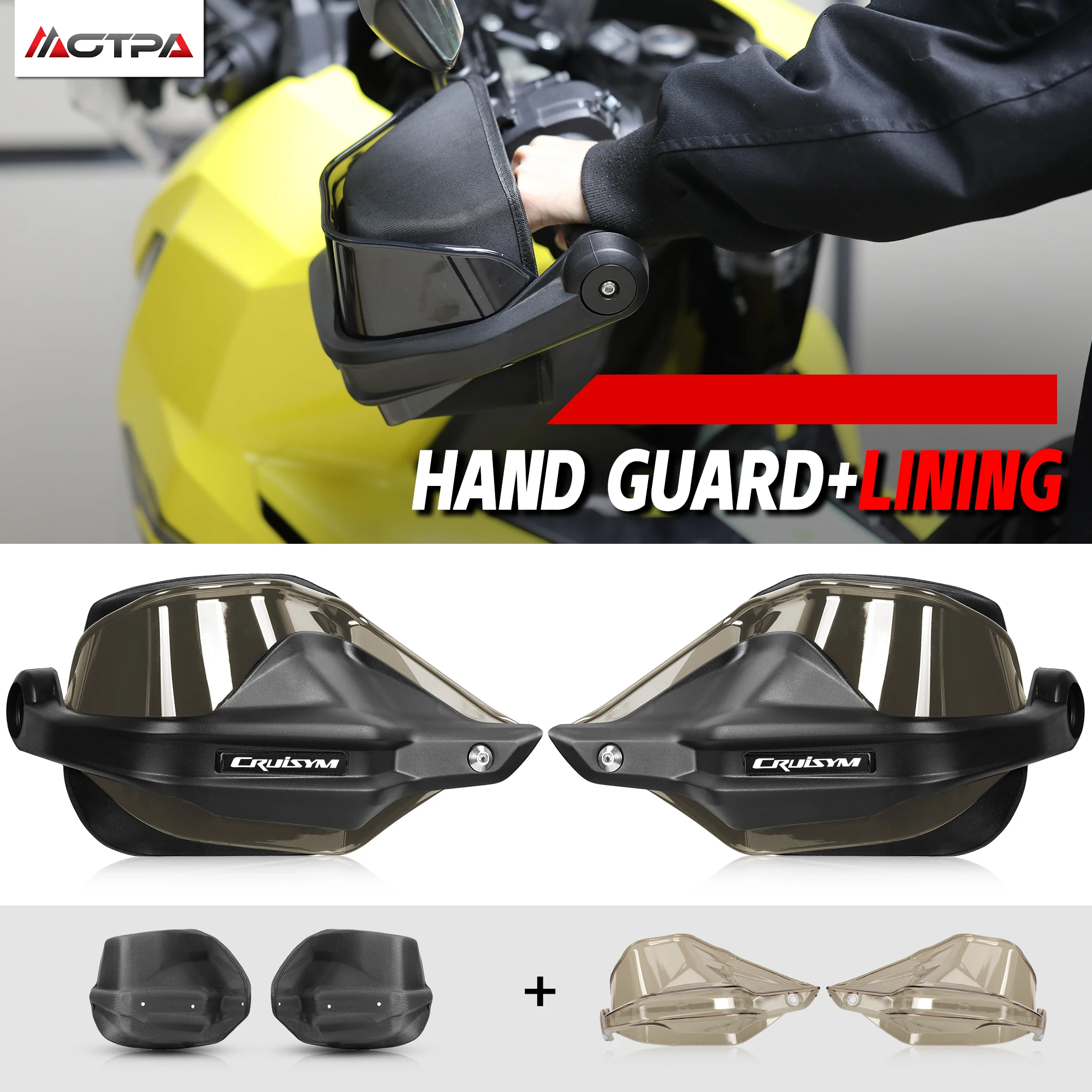 For SYM Cruisym 400 Cruisym 300 Dedicated Hand Guard Motorcycle for Cruisym400 Handguards Handlebar Guards Windshield
