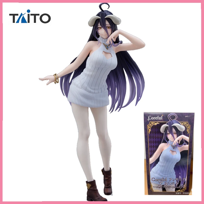 

In Stock Original TAITO OVERLOAD Albedo Anime Model Figure 20Cm Pvc Action Figurine Model Collection Toys for Boys Gift