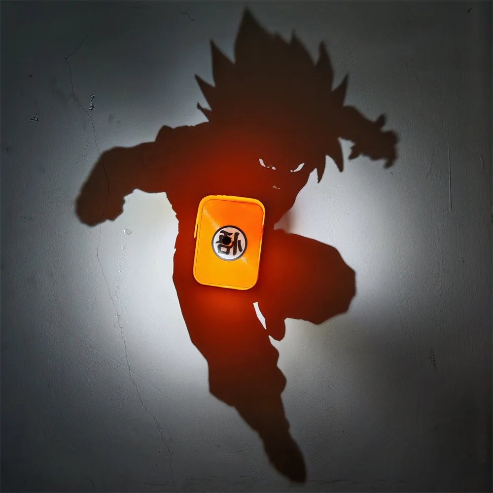 LED Anime Shadow Projection Lamp Creative Silhouette Night Light Room Decor Atmosphere Lamp Gift Anime Fans Bedroom Party Decor