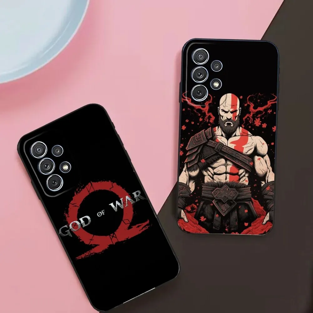 Game G-God Of W-War Phone Case For Samsung Galaxy A13,A21s,A22,A31,A32,A52,A53,A71,A80,A91 Soft Black Phone Cover