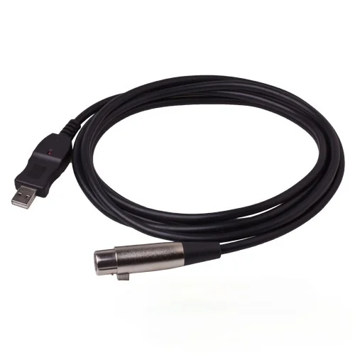 USB Microphone Cable 3m Microphone Cable Computer USB To XLR Microphone Connect Computer Cable Audio Cable Adapter