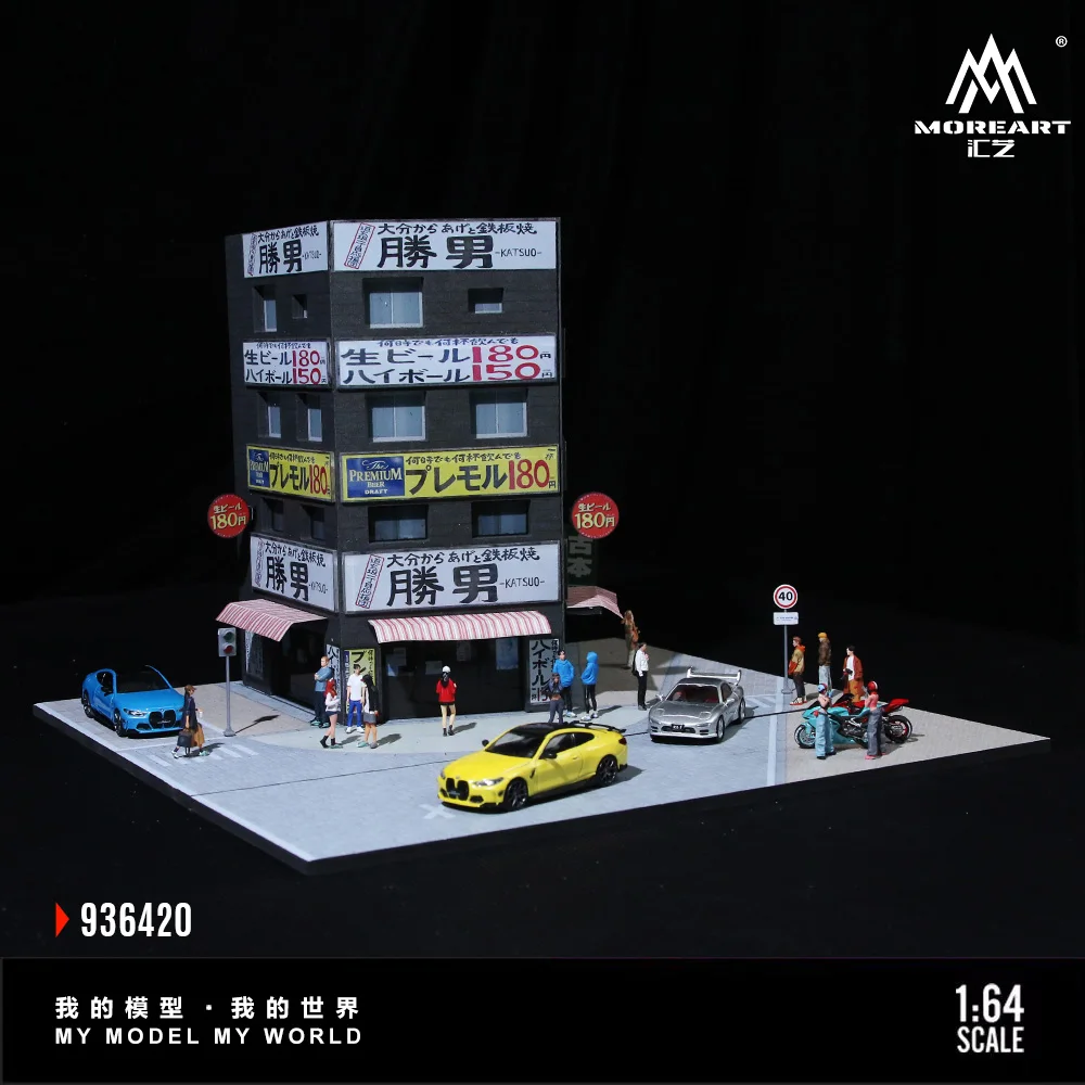 

TimeMicro&MoreArt 1:64 Katsunobu Teppanyaki Theme Light Panel Assembly Display Scene