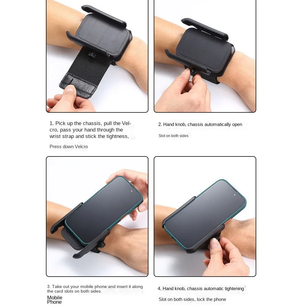 

360 ° Вращающийся ремешок на запястье, держатель для телефона, съемный модный спортивный держатель для телефона, чехол для телефона, универсальная стойка