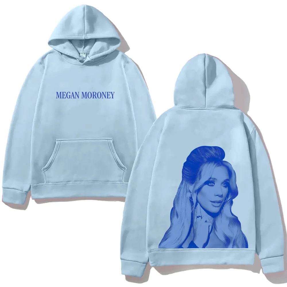 Am I Okay? Face Hoodie 2025 New Megan Moroney Casual Sweatshirt with Pocket Fleece Clothes Unisex Punk Fleece Hoody