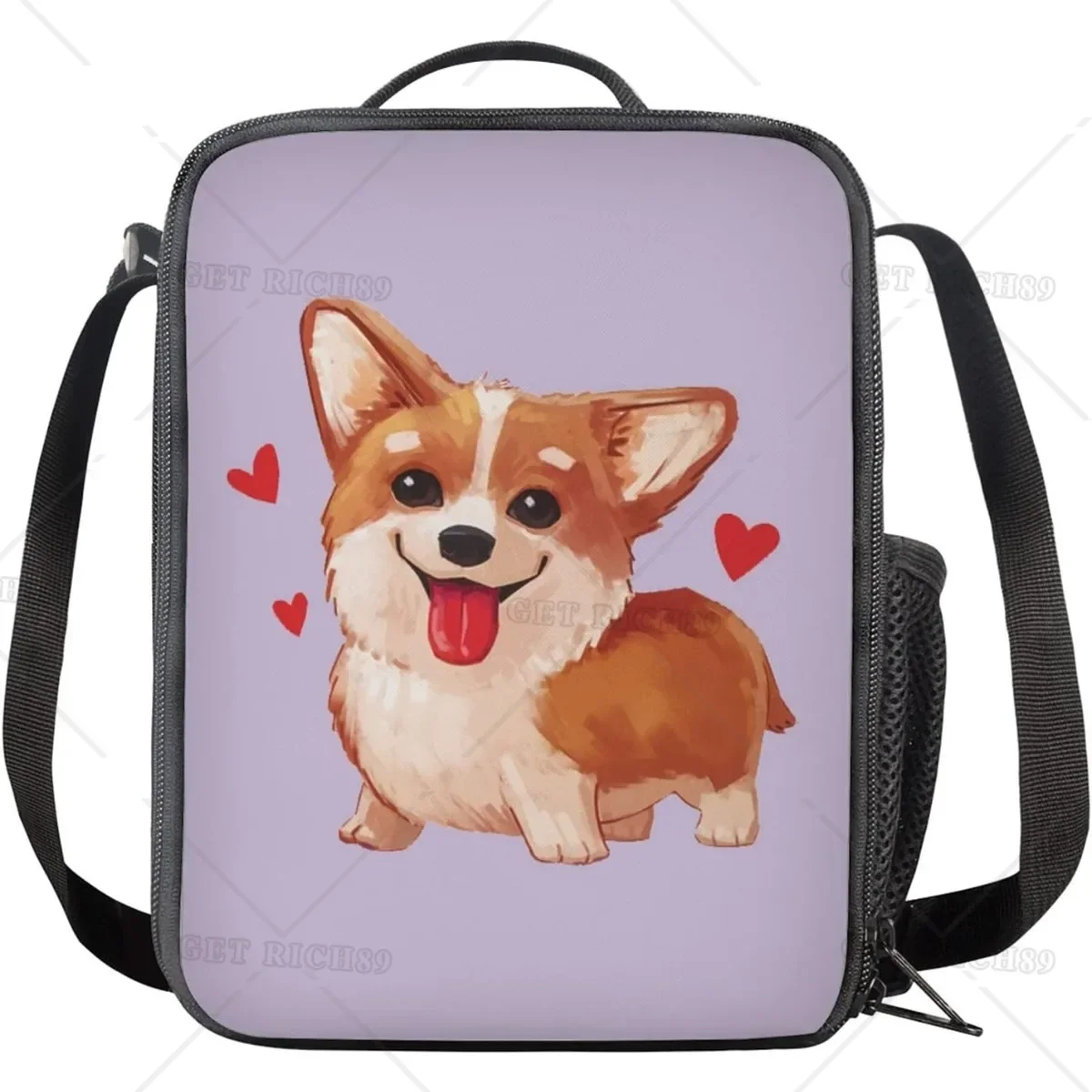 

Cute Frog Corgi Dog Sloth Owl Pig Lunch Box for Women Boys Girls Insulated Lunch Bag Cooler Thermal Tote Bags for School Travel