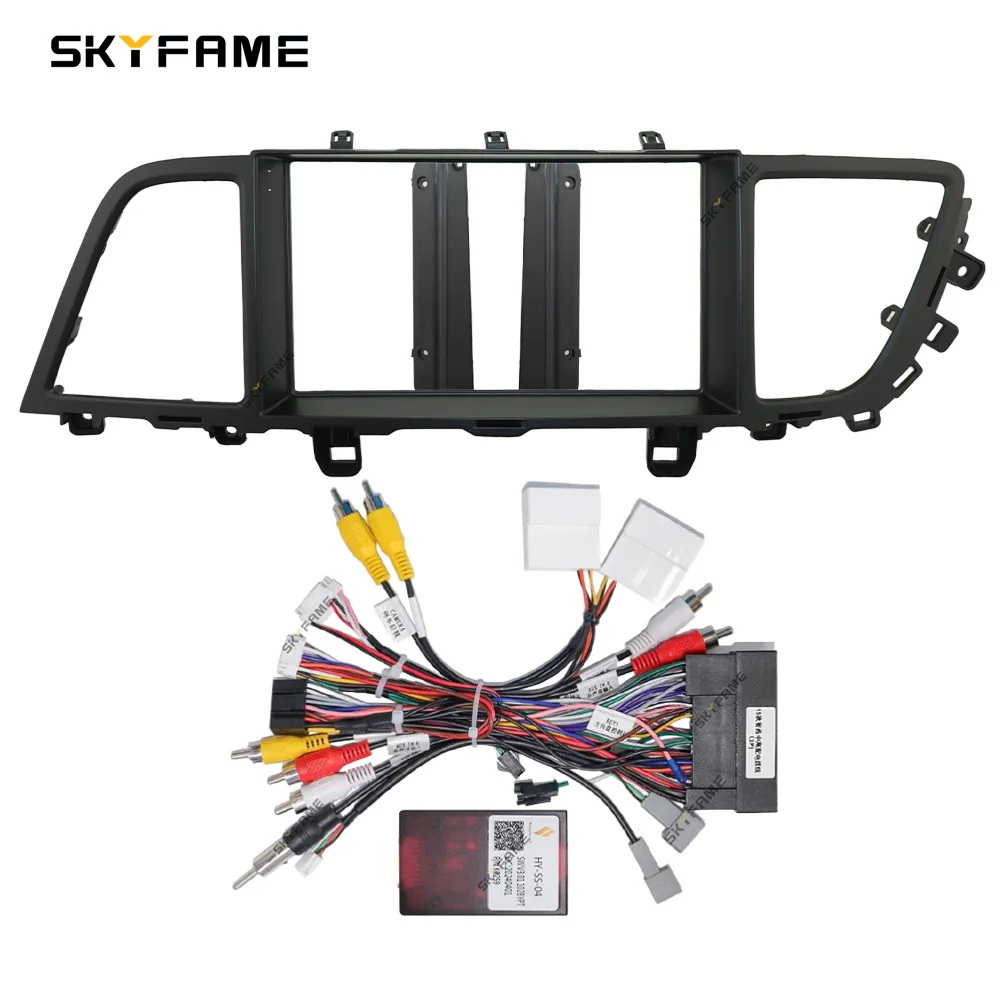 

SKYFAME Car Frame Fascia Adapter Canbus Box Decoder Android Radio Dash Fitting Panel Kit For Hyundai Genesis DH