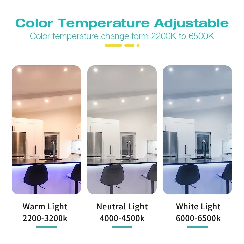 Светодиодные лампы 5 Вт Zigbee 3.0 Pro RGB + CCT GL-S-006P/GL-S-014P Приложение Tuya Smart Life Alexa Conbee 2,4G RF Remote MR16/GU10 Светодиодный прожектор